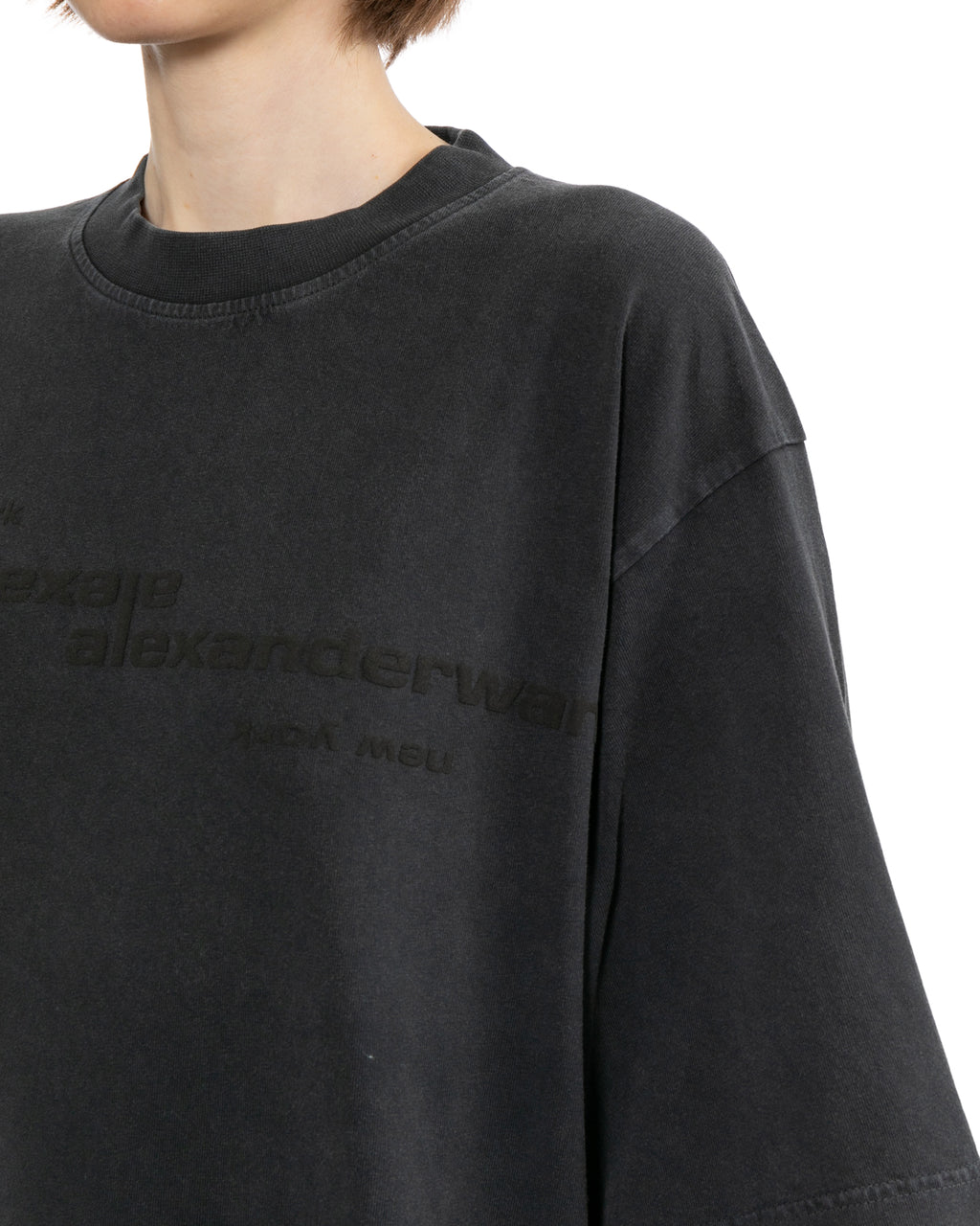Mirrored logo tee