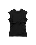 Twisted bust layered tank