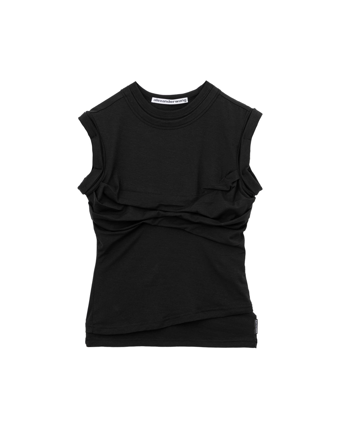 Twisted bust layered tank