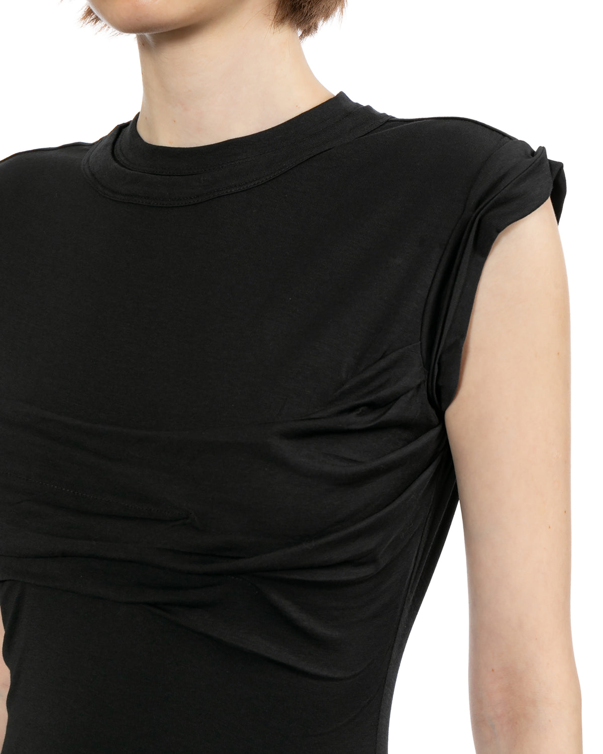 Twisted bust layered tank