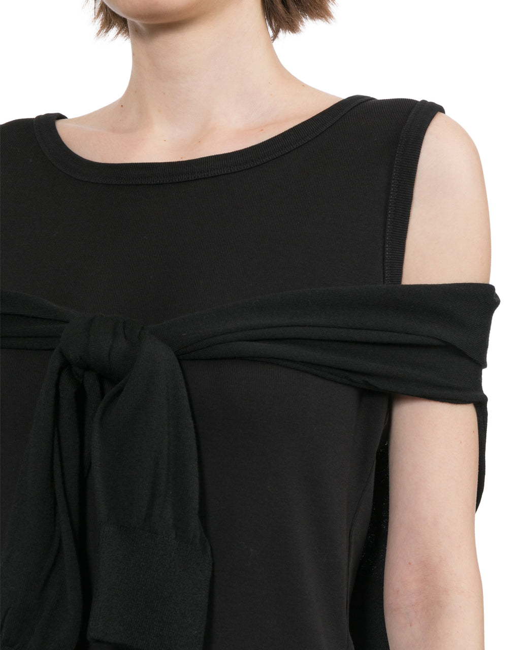 Tie-front top