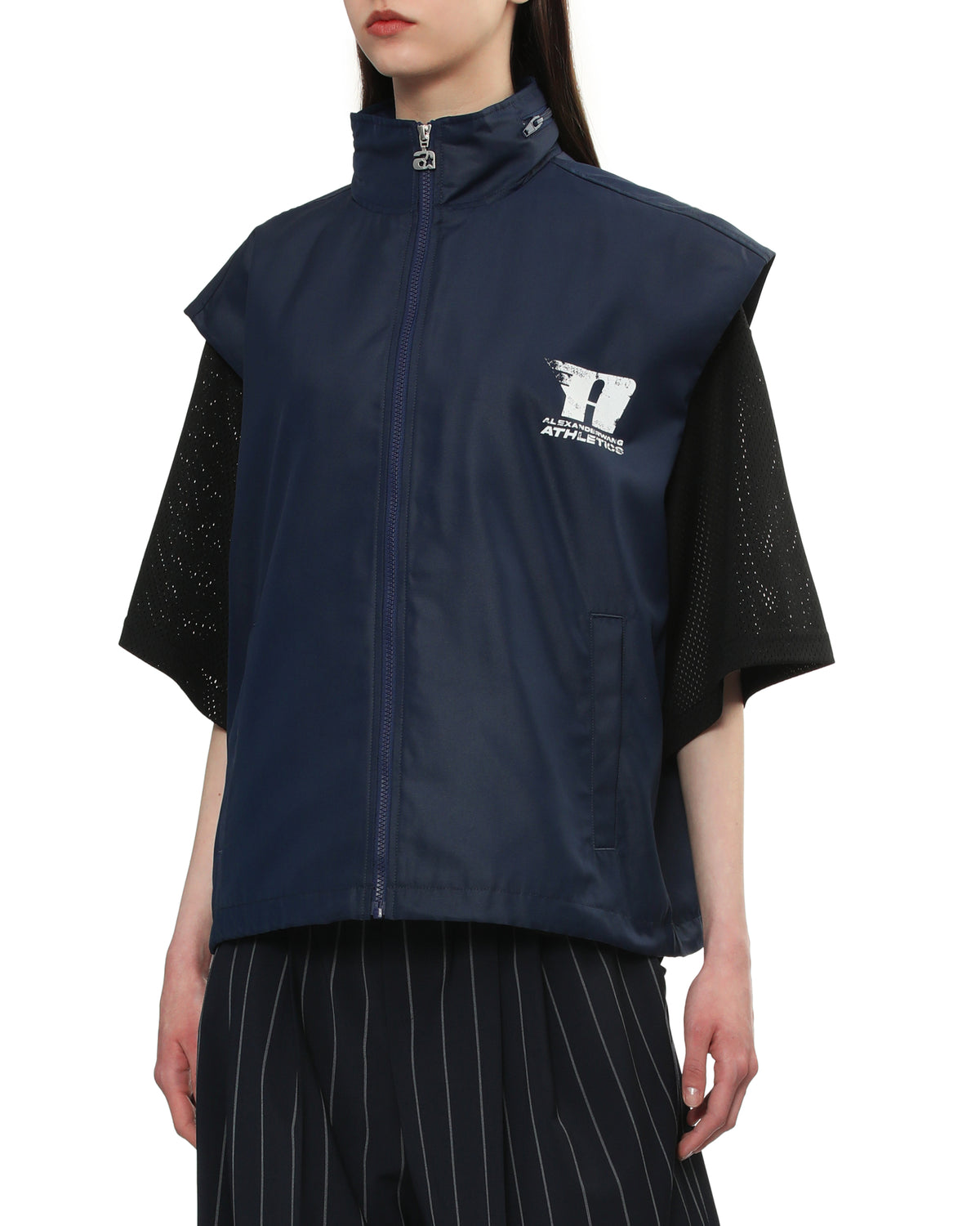 Oversize canvas vest