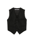 Buttoned vest