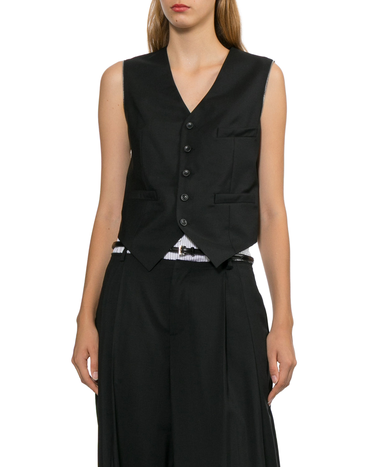 Buttoned vest