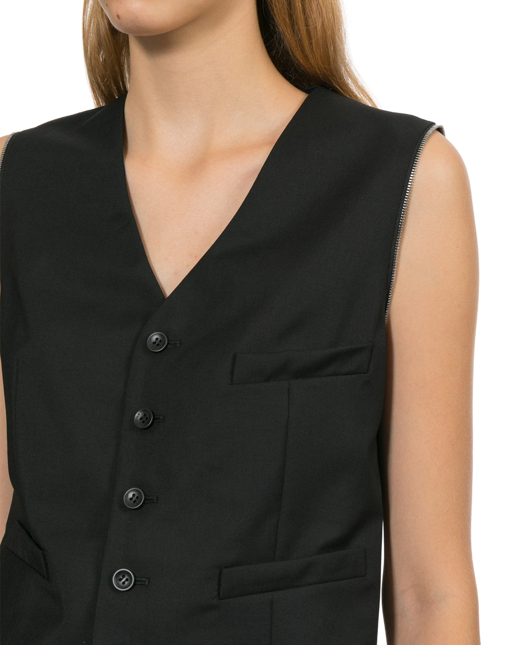 Buttoned vest