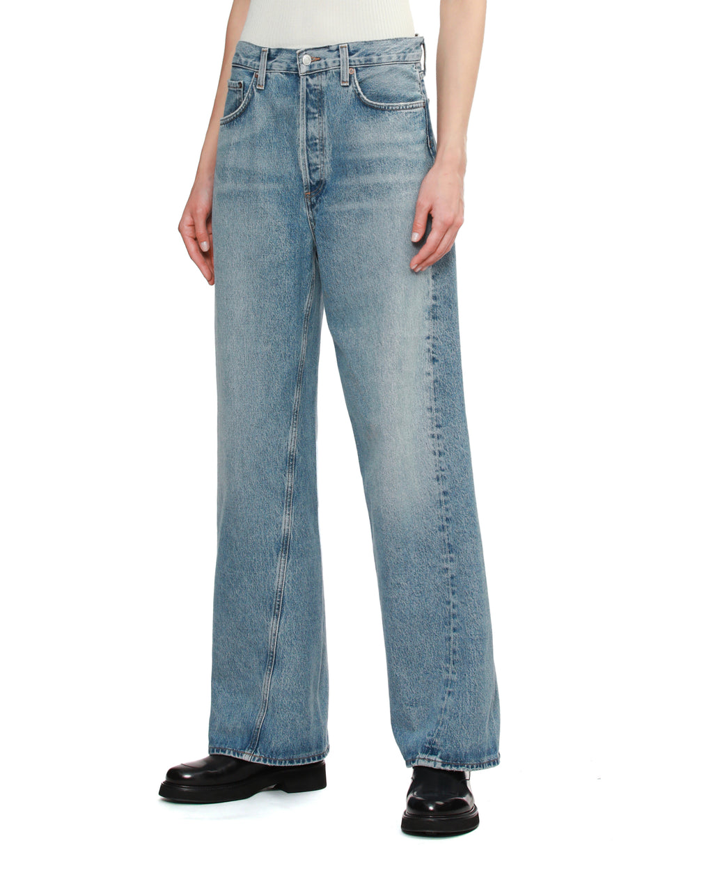 Wide leg jeans