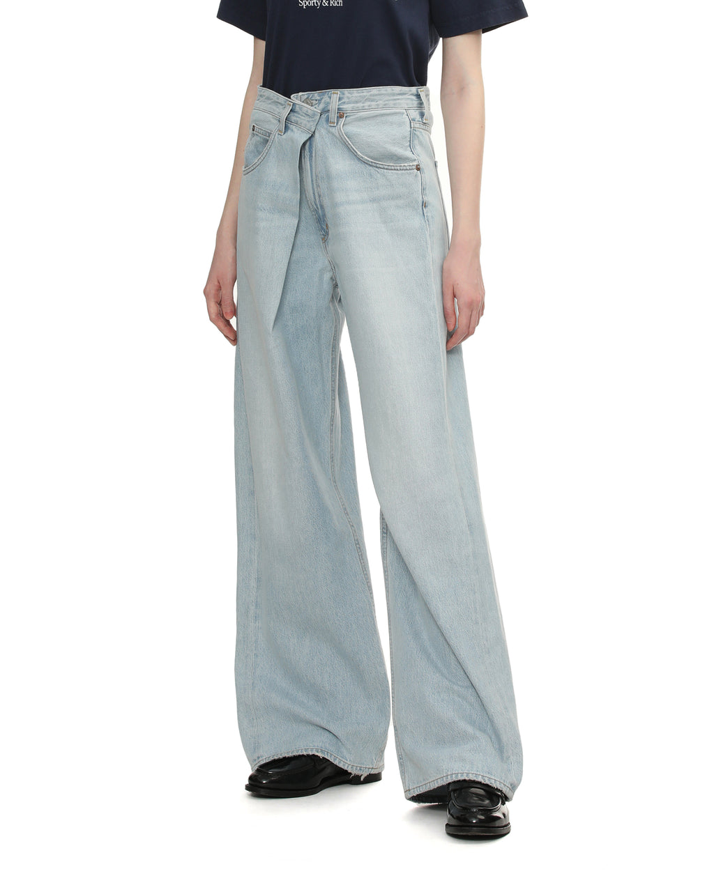 Wide leg jeans