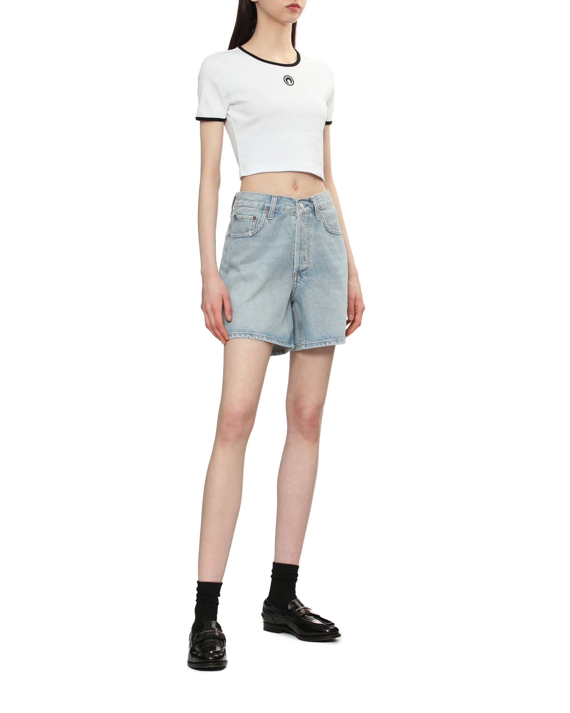 Denim shorts