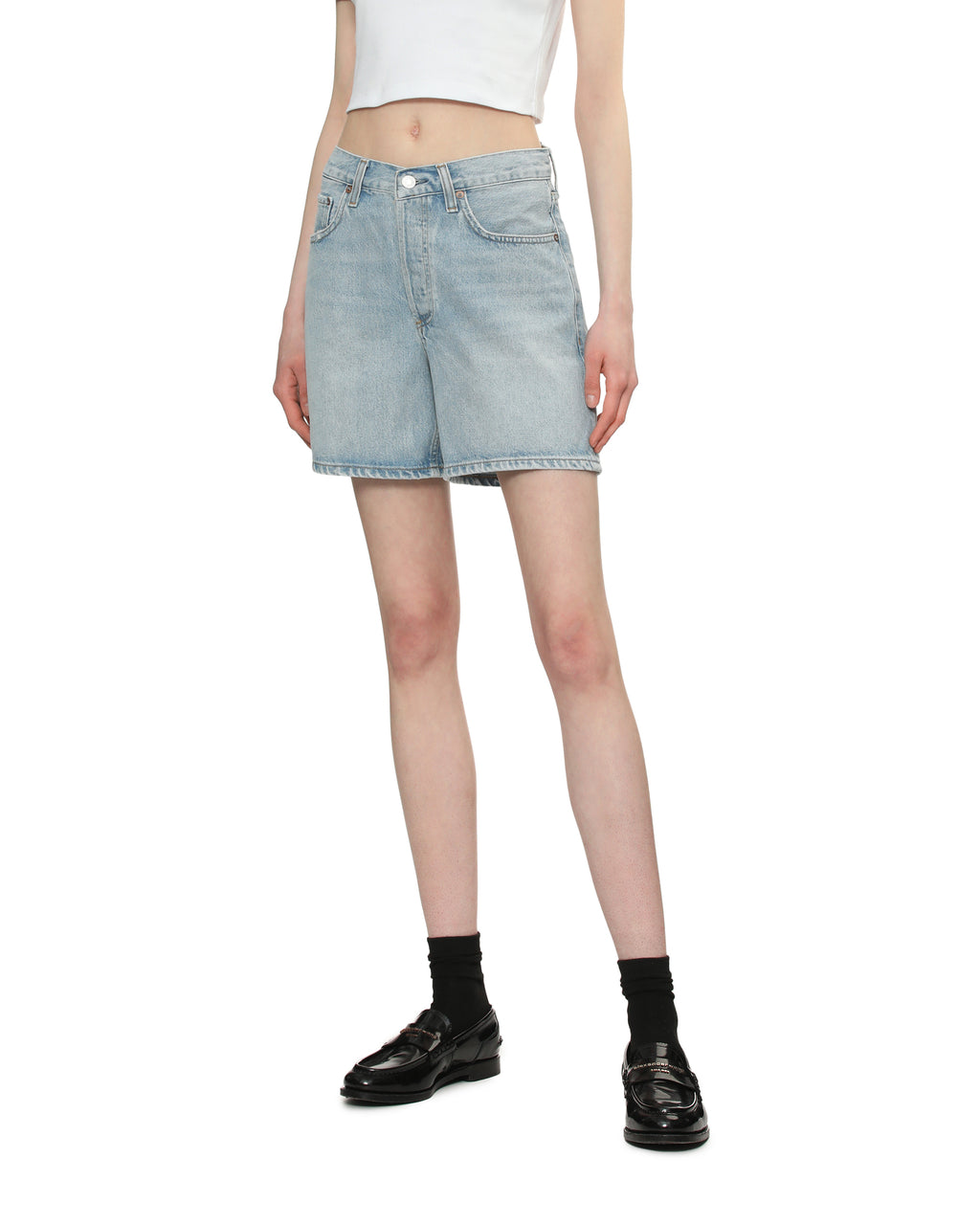 Denim shorts