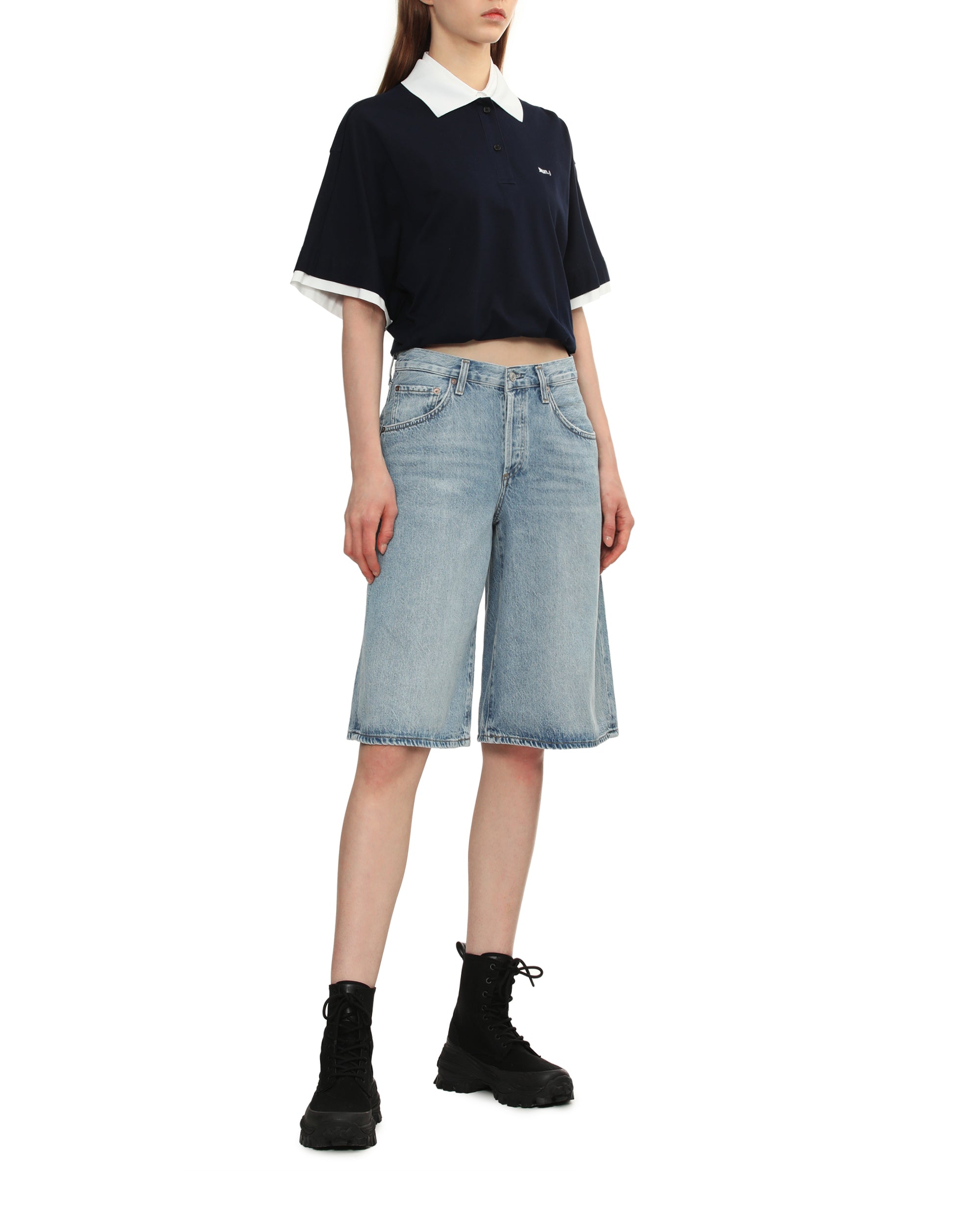 Denim shorts
