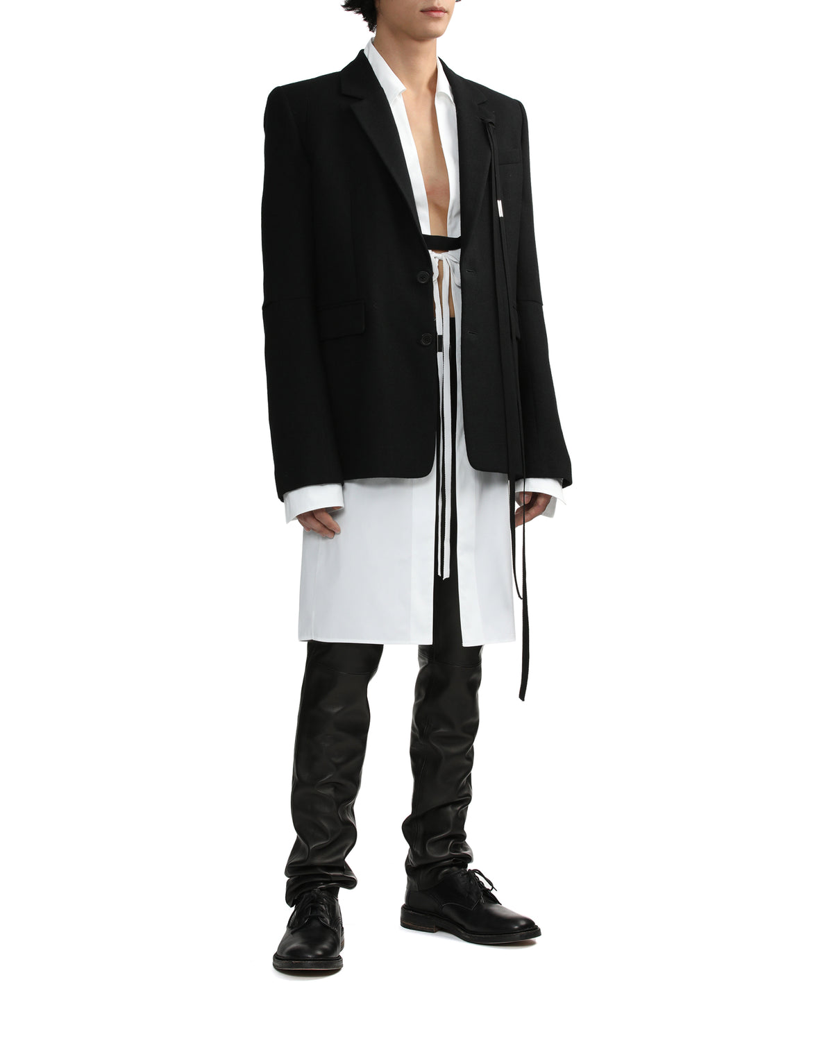 Gaspar flared leg comfort trousers