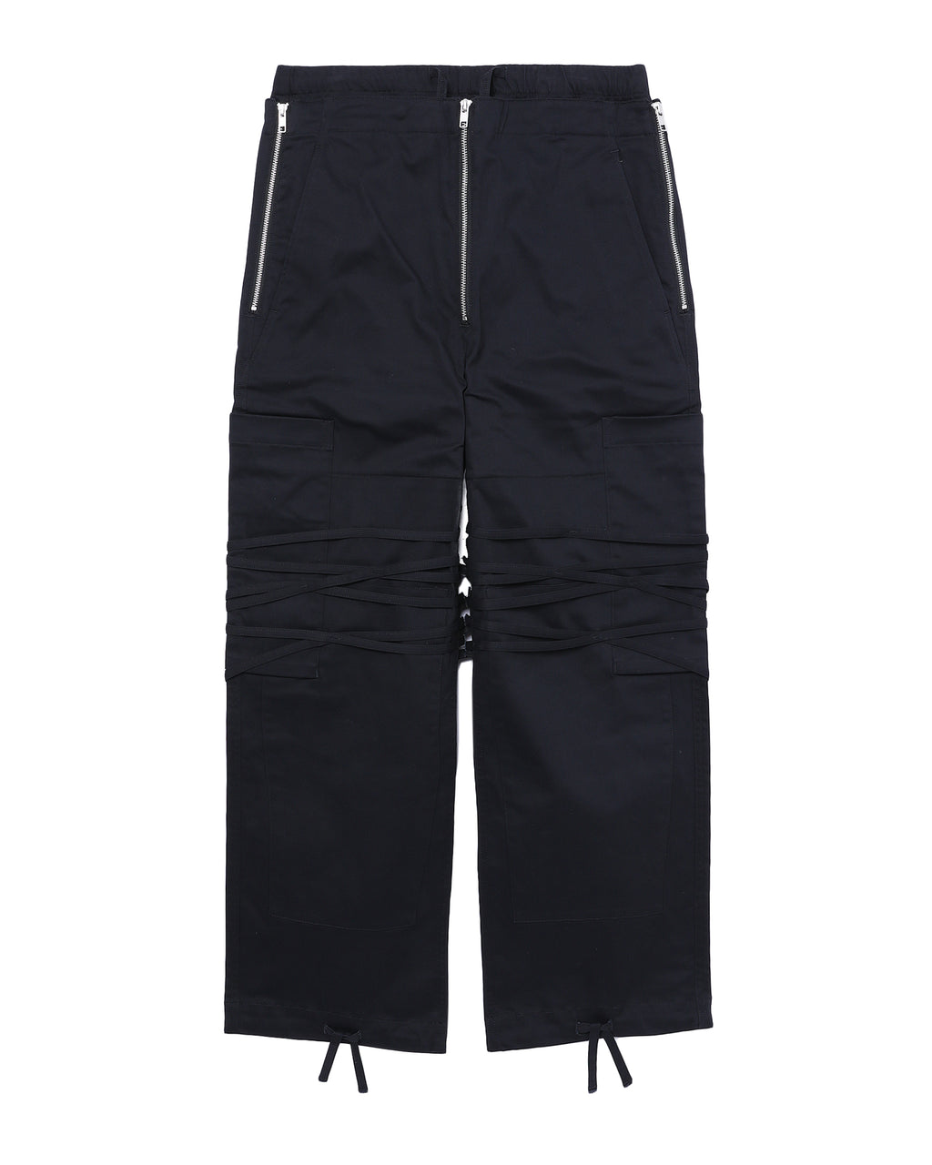 Double-waisted cargo pants