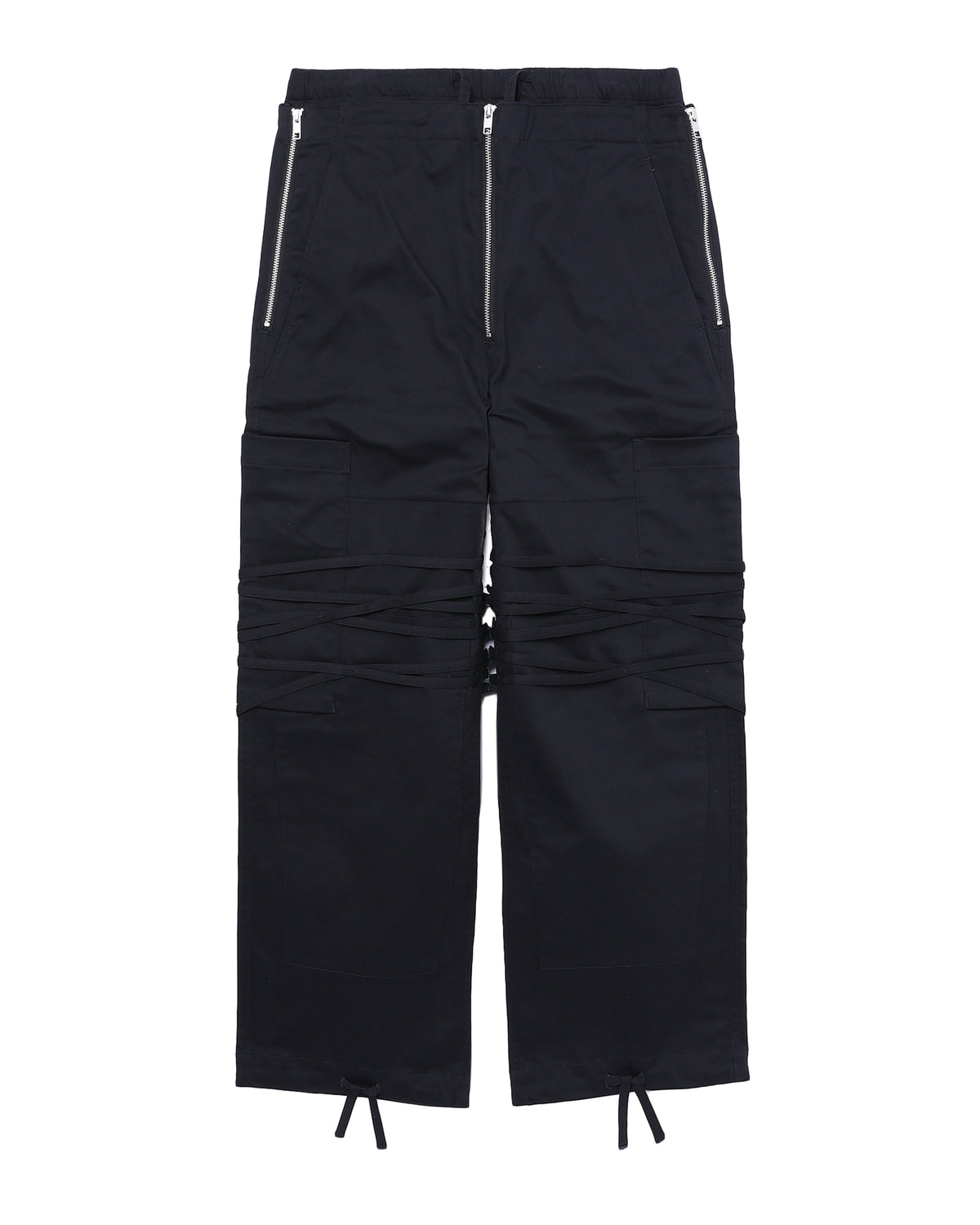 Double-waisted cargo pants