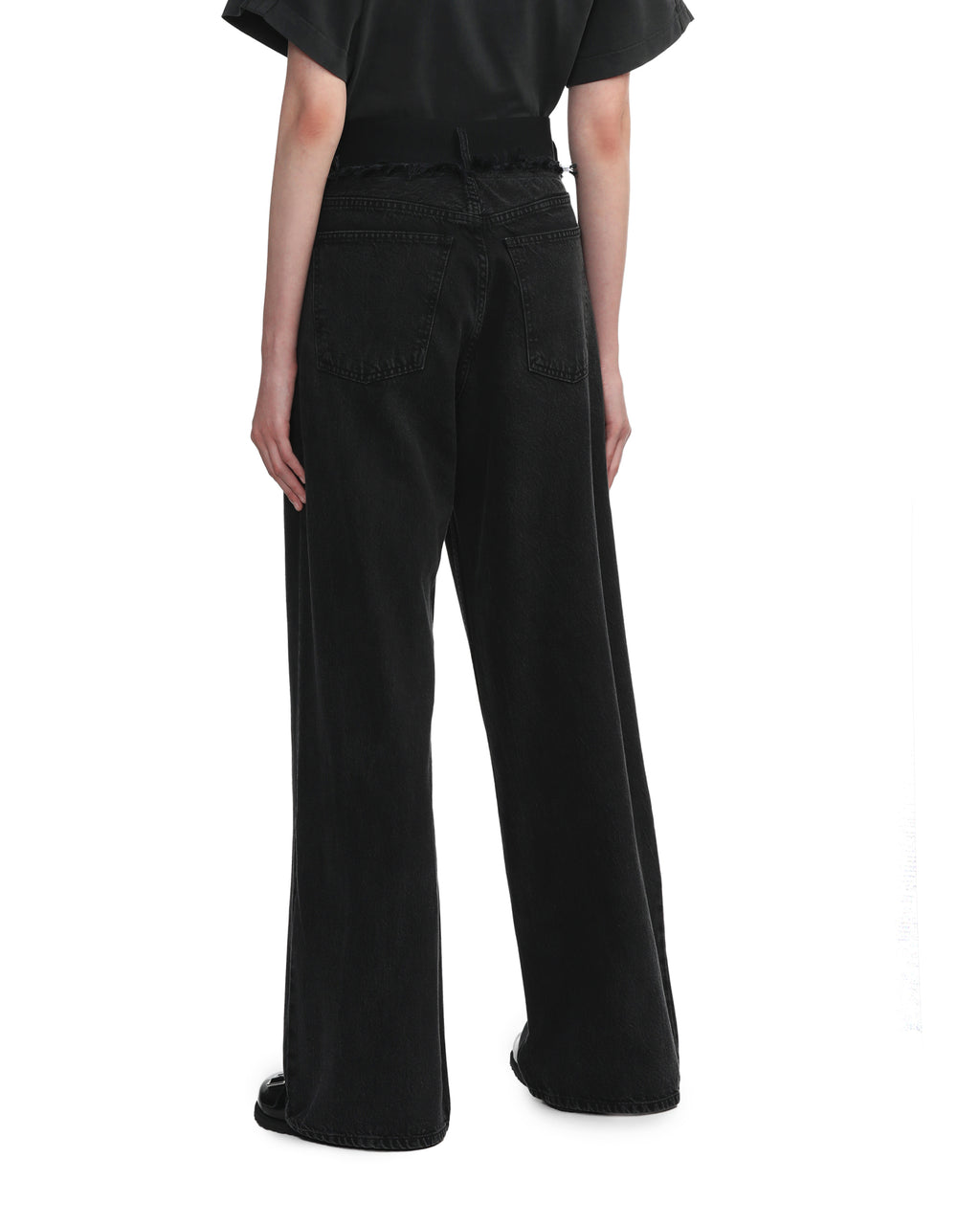 Elasticated waist jeans