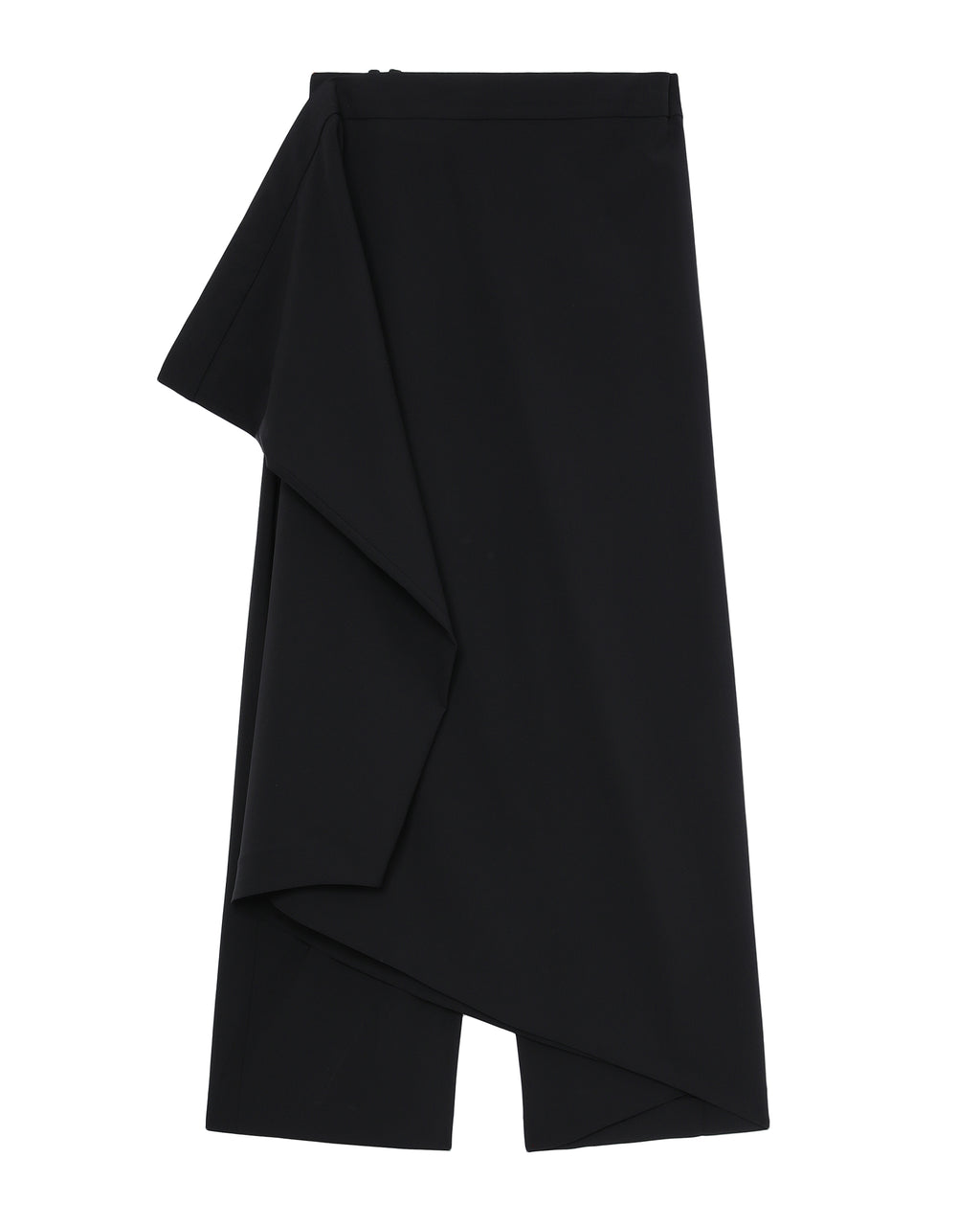 Asymmetrical skirt pants