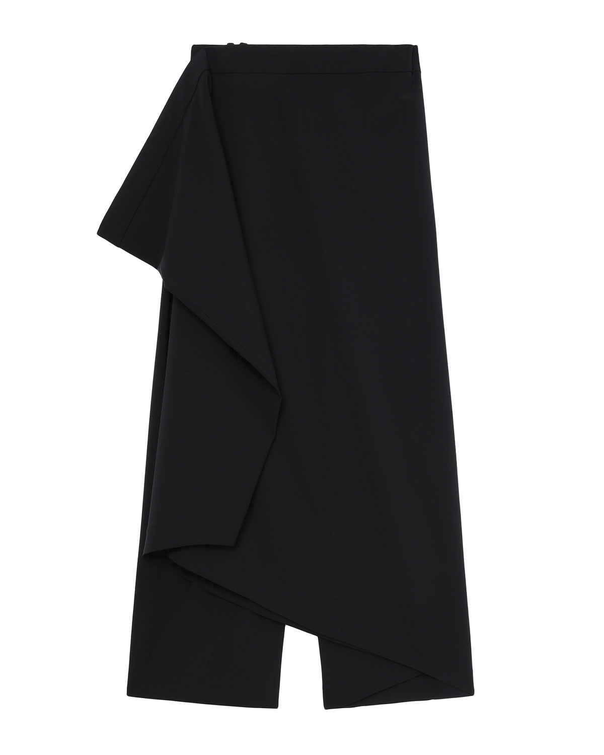 Asymmetrical skirt pants