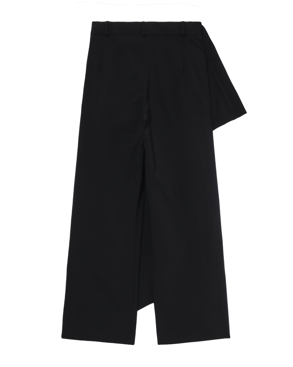 Asymmetrical skirt pants