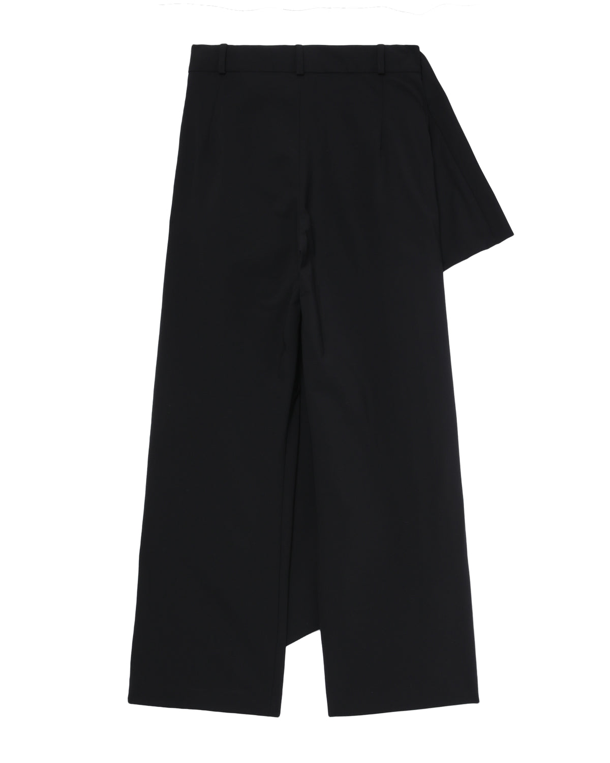 Asymmetrical skirt pants