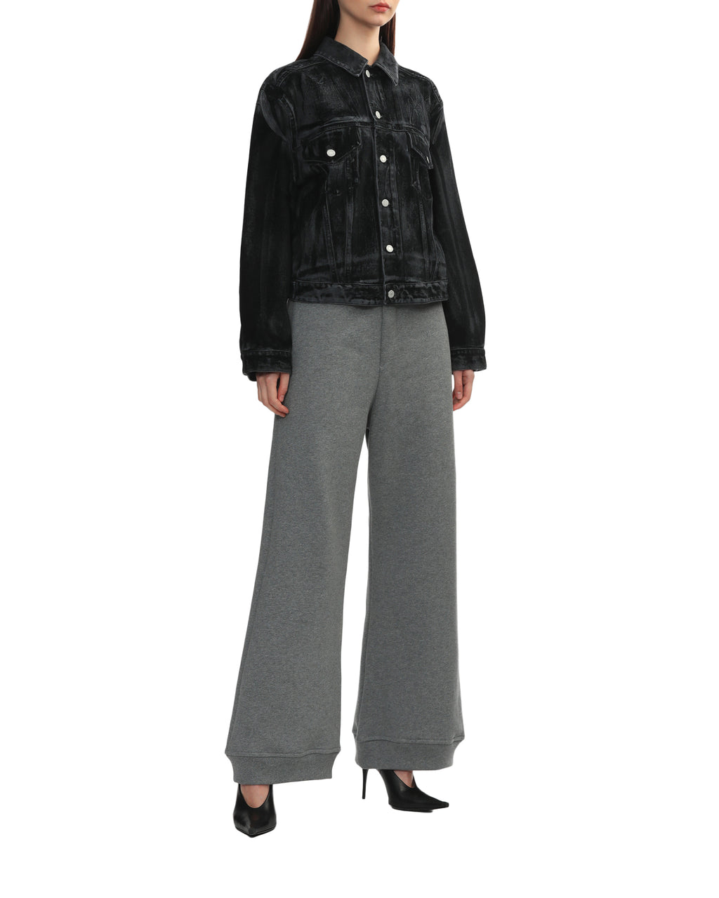 Wide leg sweatpants