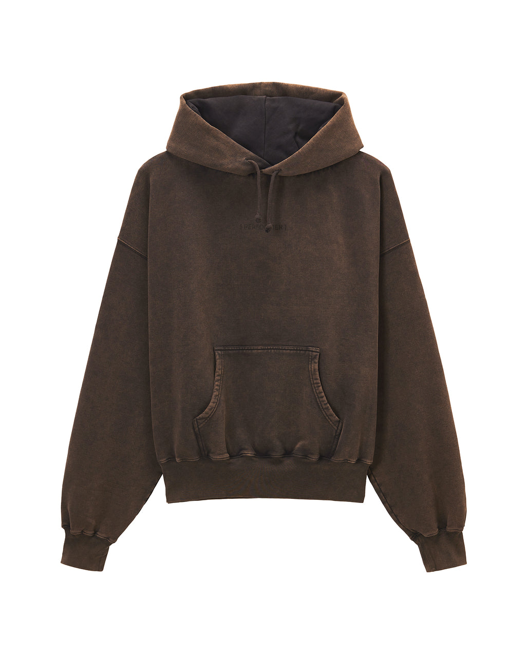 Gathered cropped hoodie