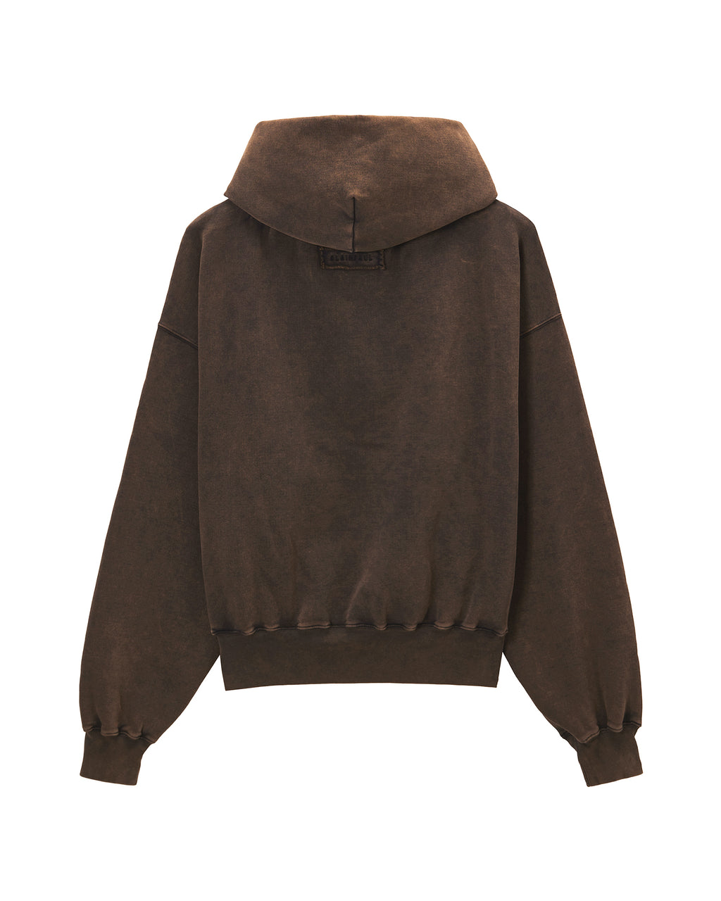 Gathered cropped hoodie