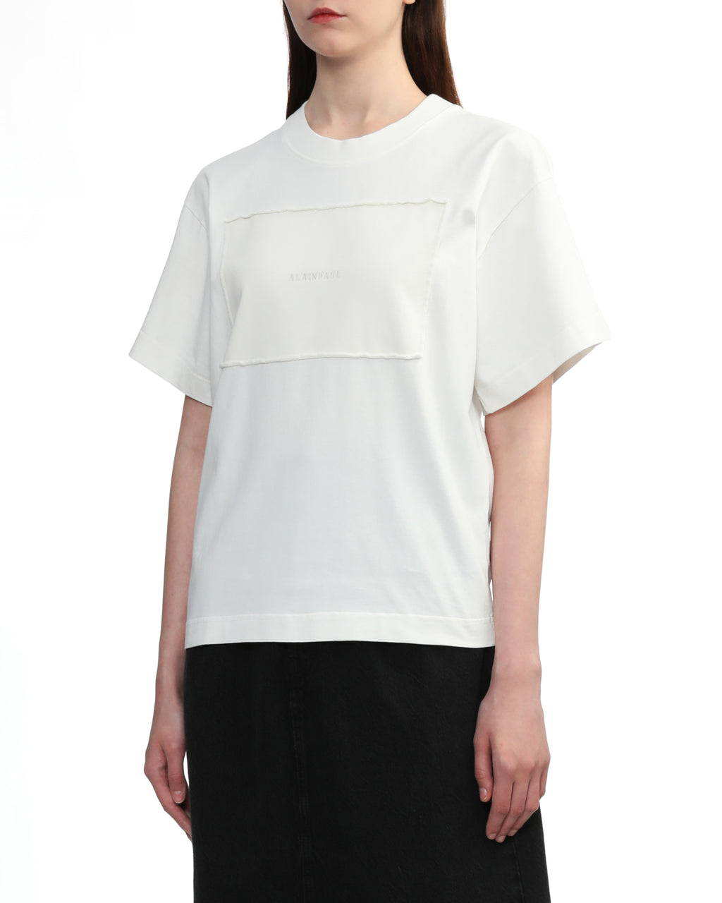 Shoulder slit tee