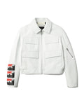 Mark flood leather jacket