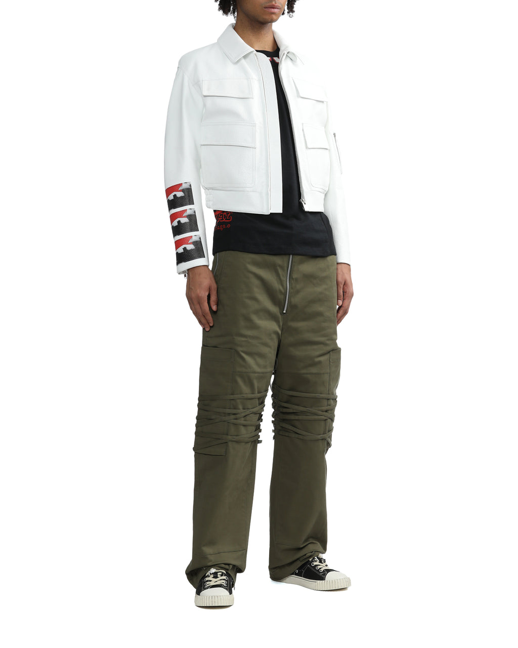 Mark flood leather jacket