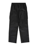Leather cargo pants