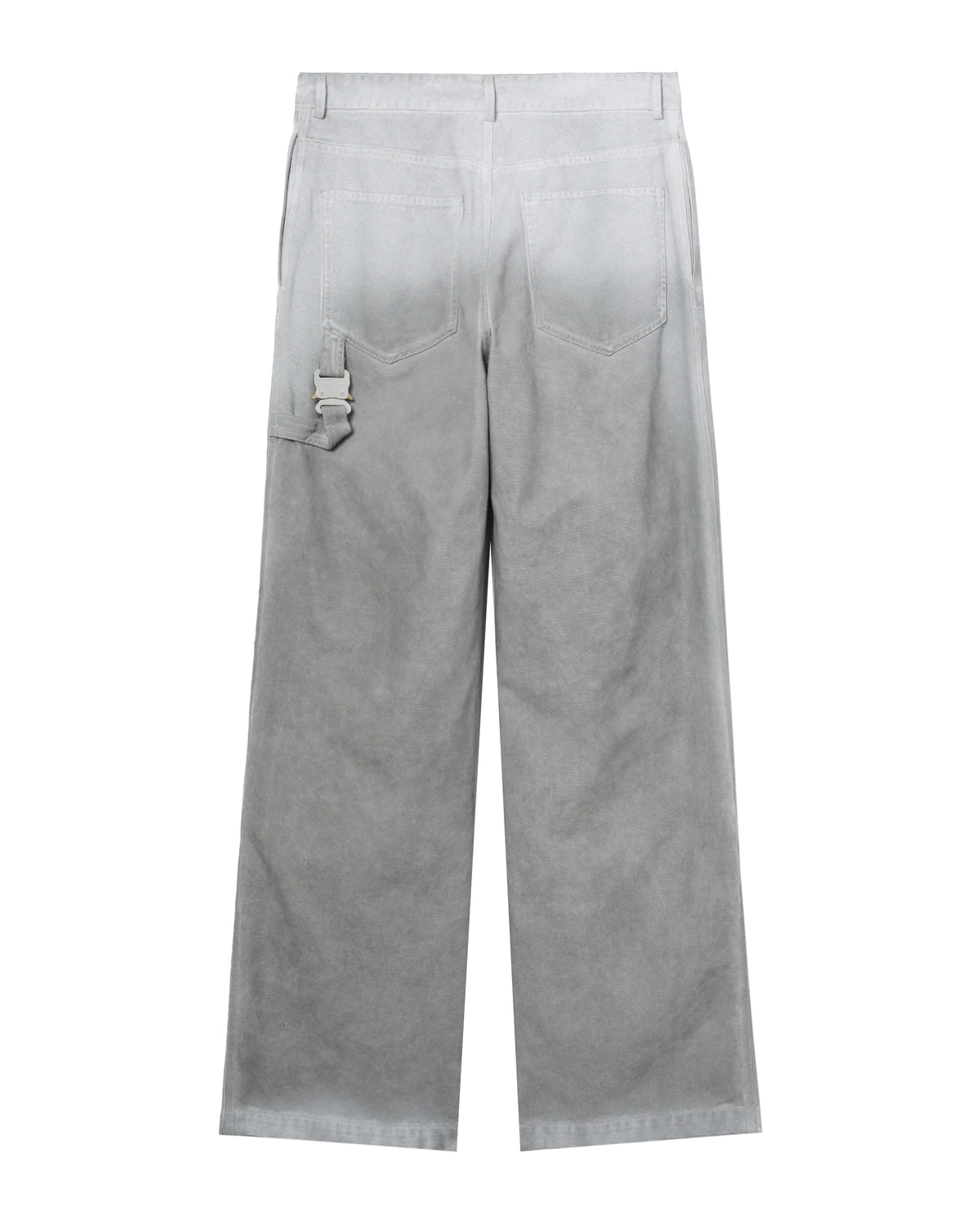 Bleached carpenter denim pants