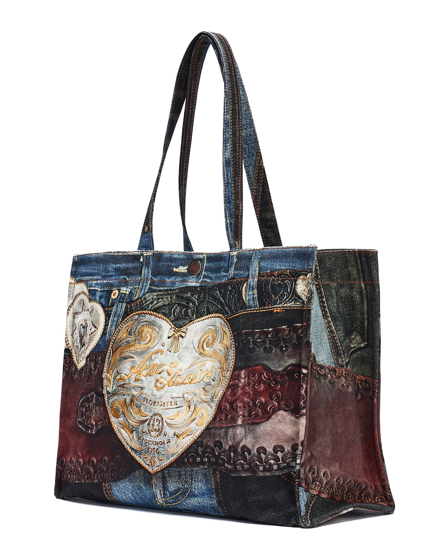 Logo shoulder tote bag