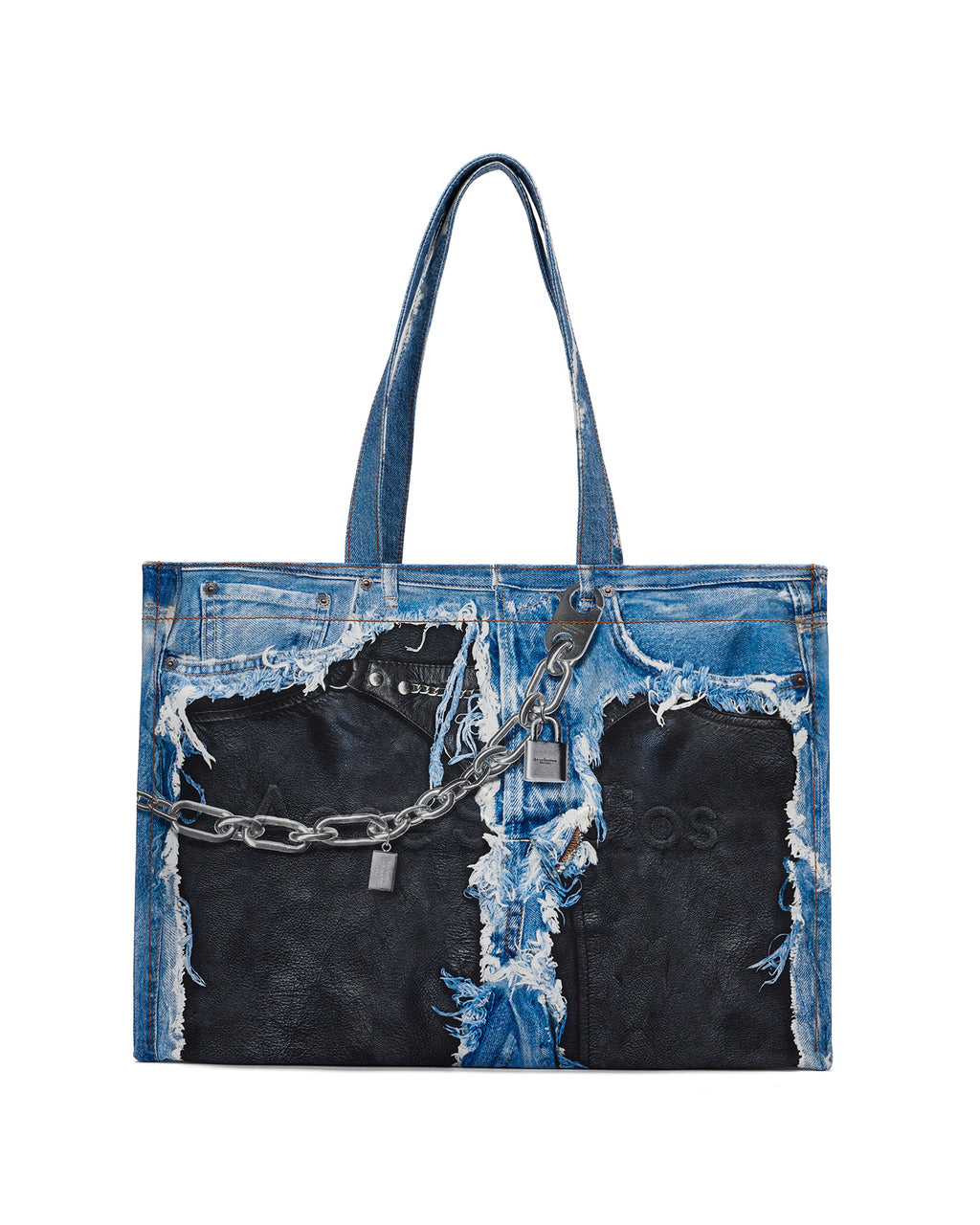 Denim tote bag