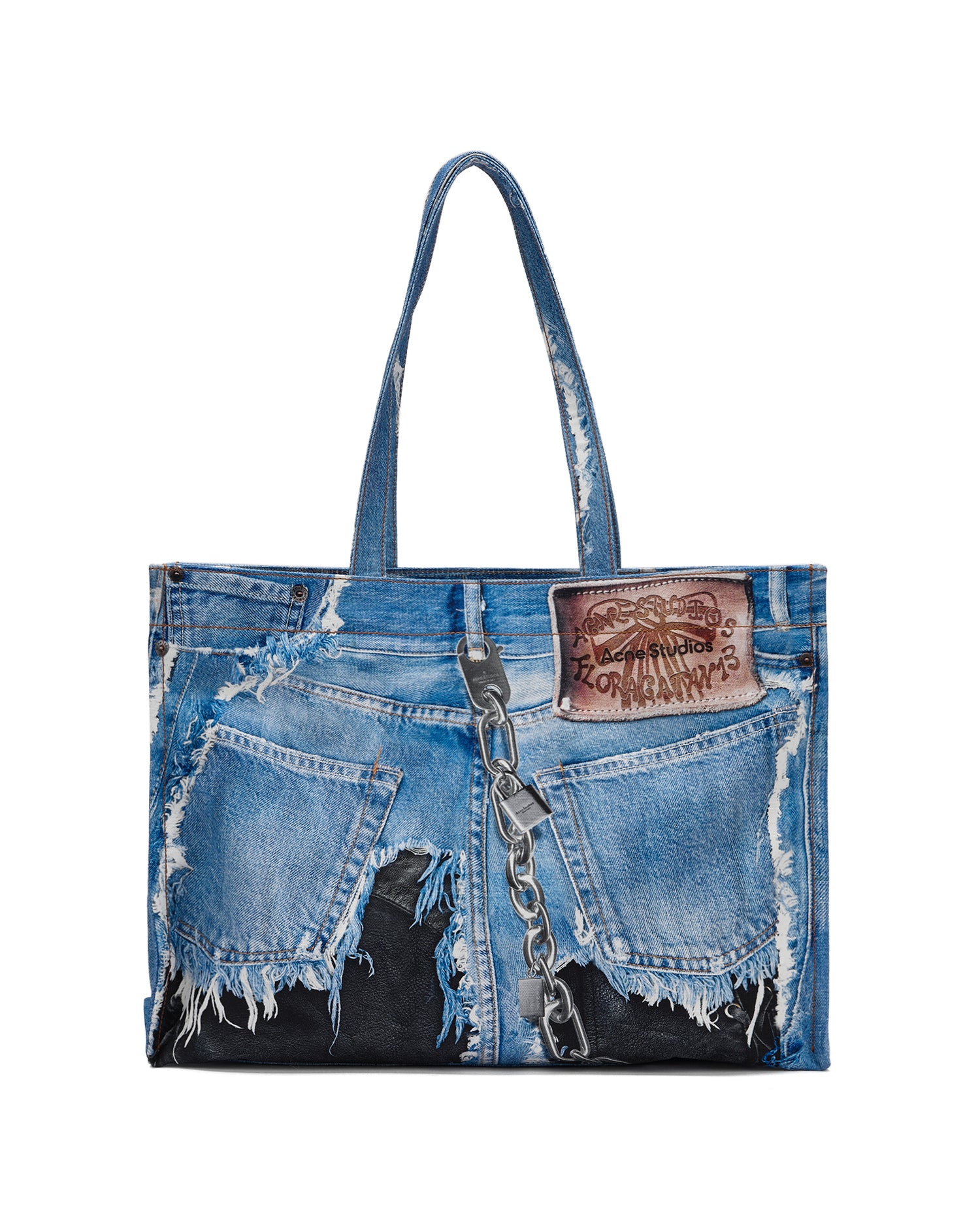 Denim tote bag