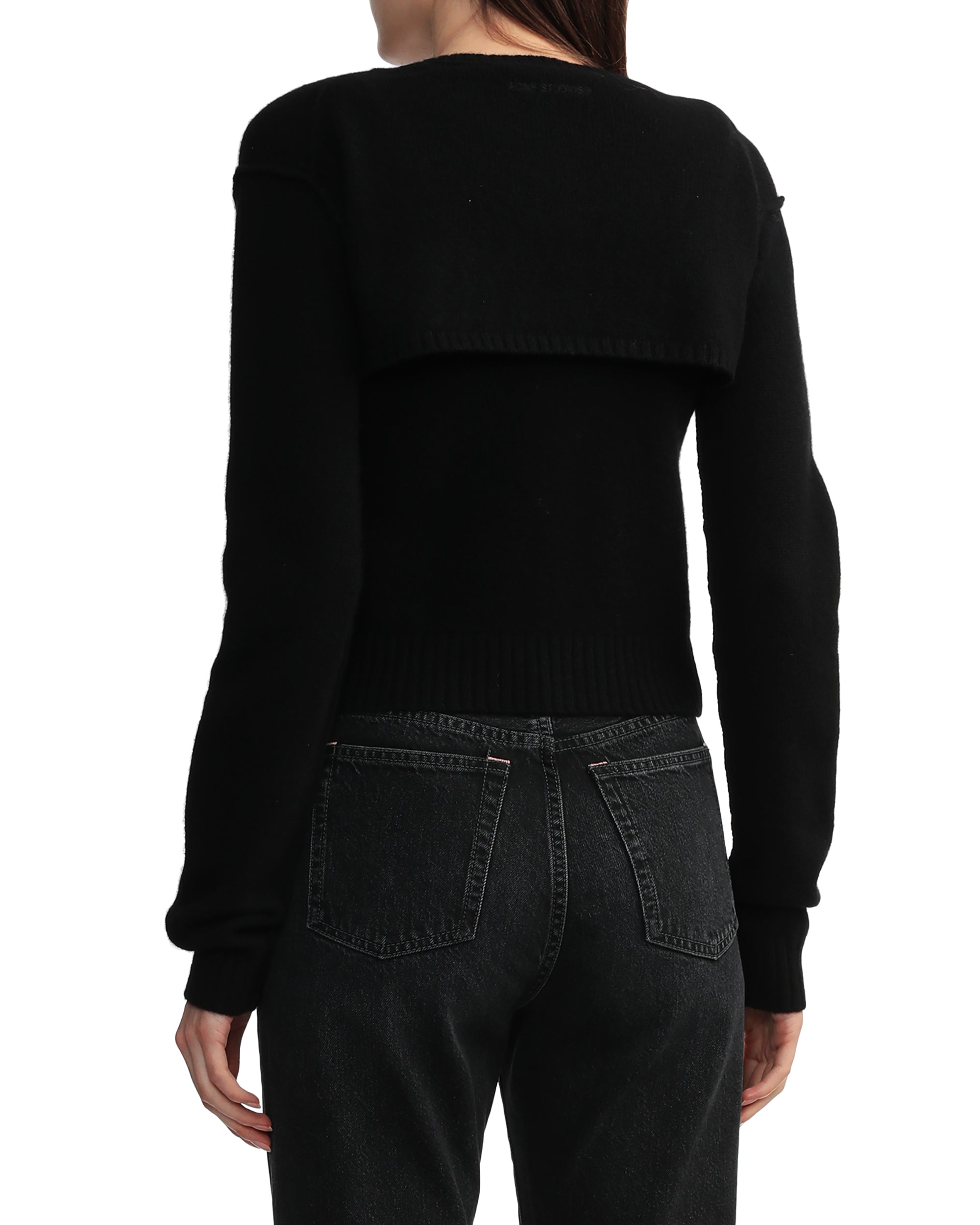 Knit tank top cardigan set