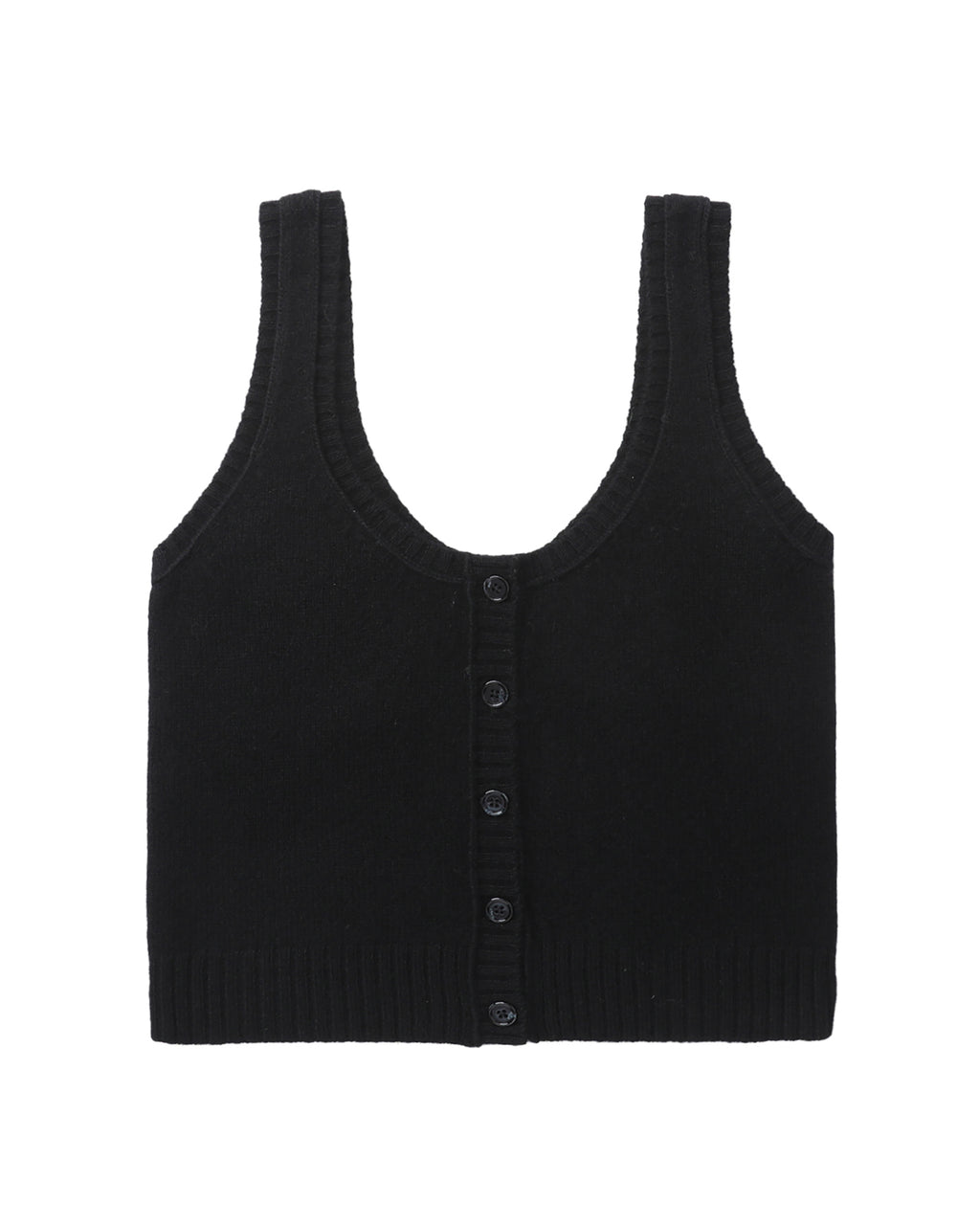 Knit tank top cardigan set