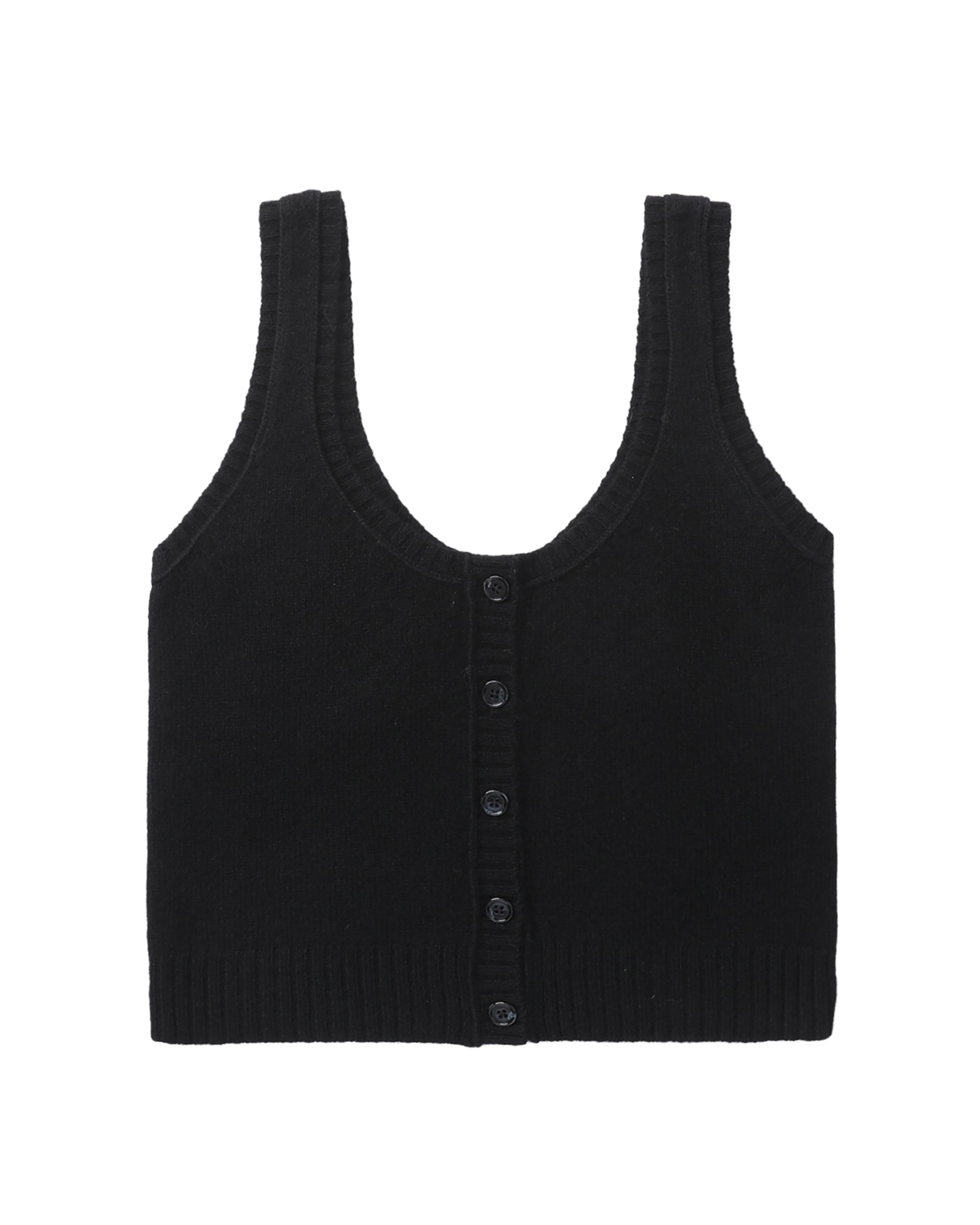 Knit tank top cardigan set