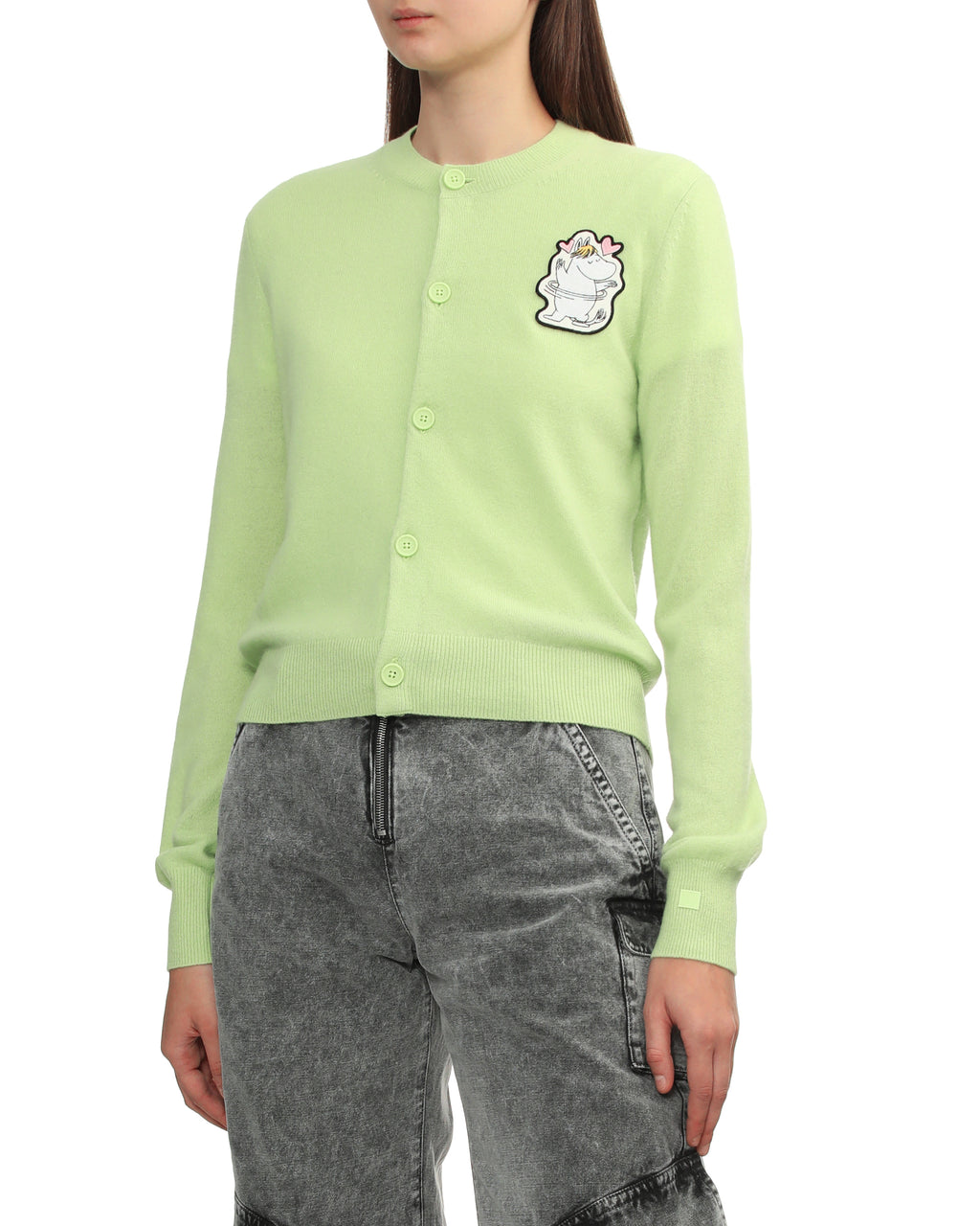 X Moomin wool cardigan