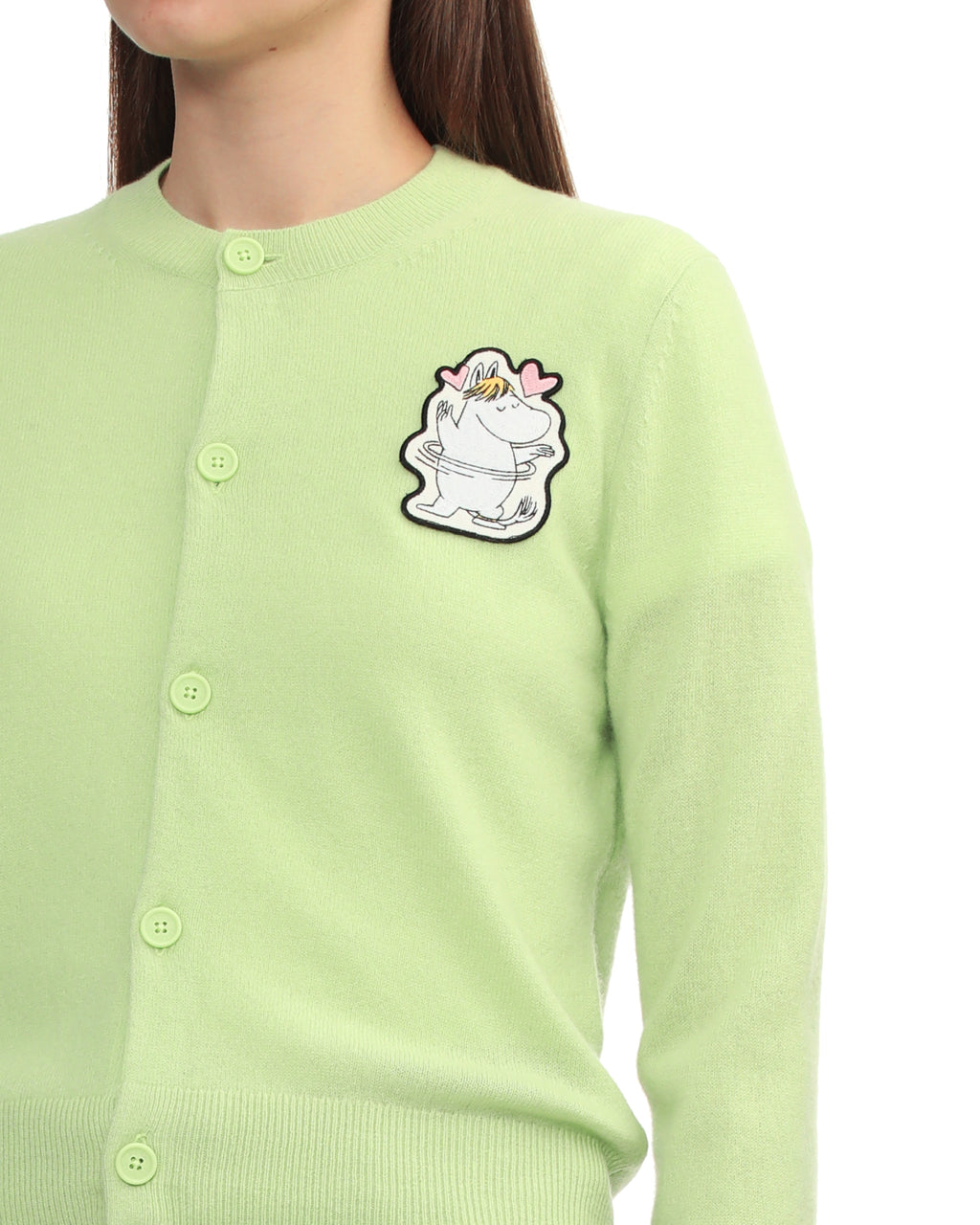 X Moomin wool cardigan