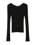 V-neck cardigan