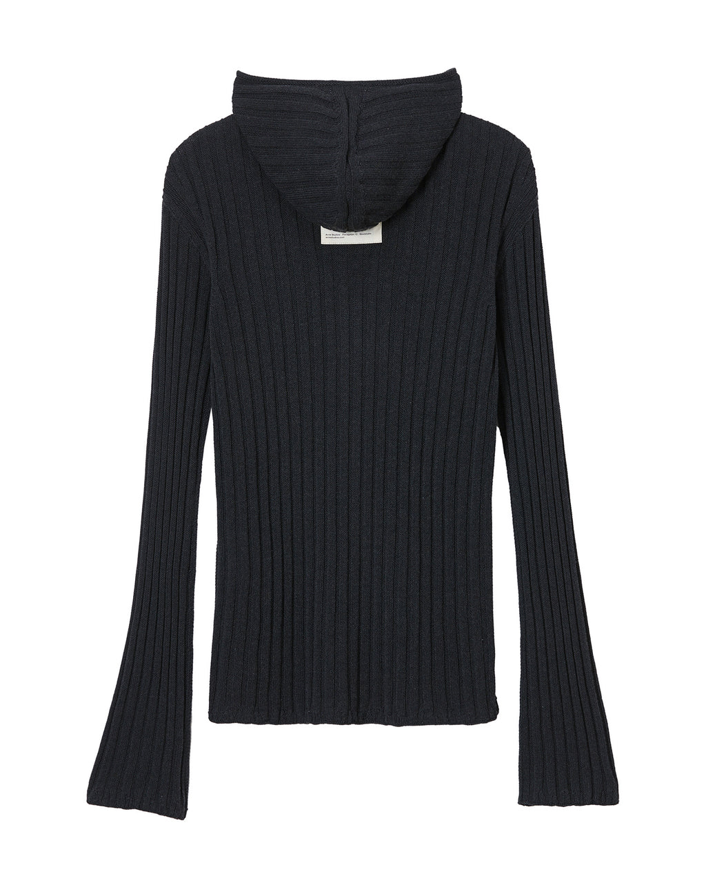 Hooded knit jacket