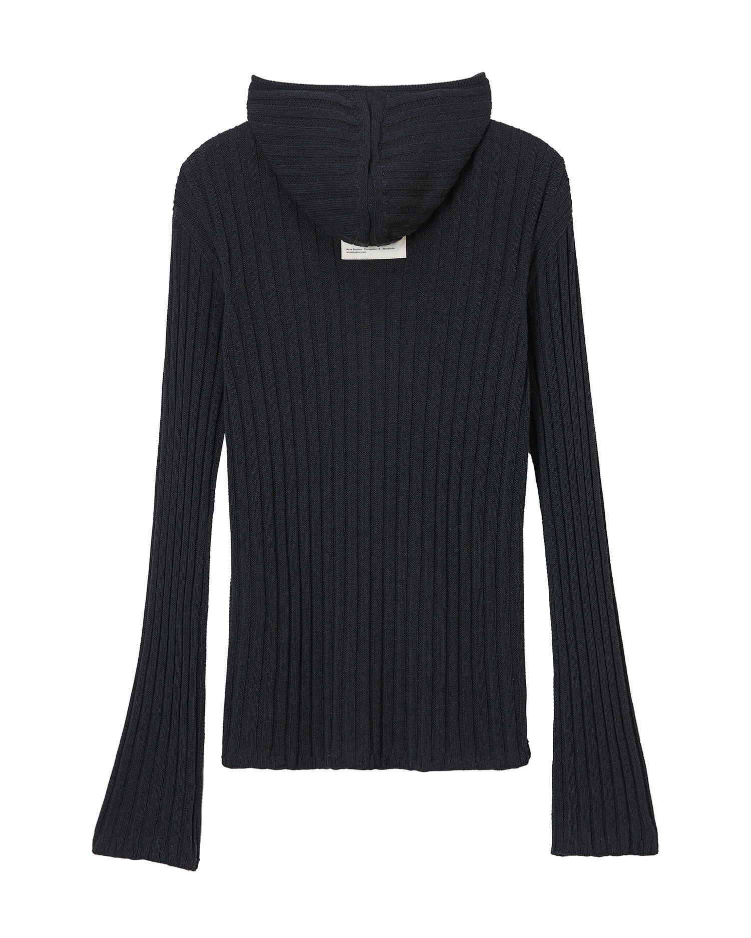 Hooded knit jacket
