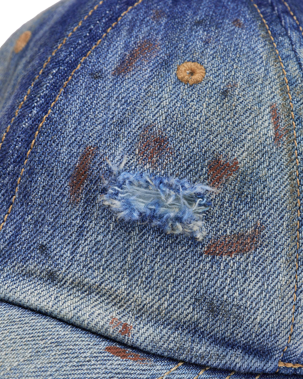 Distressed cap