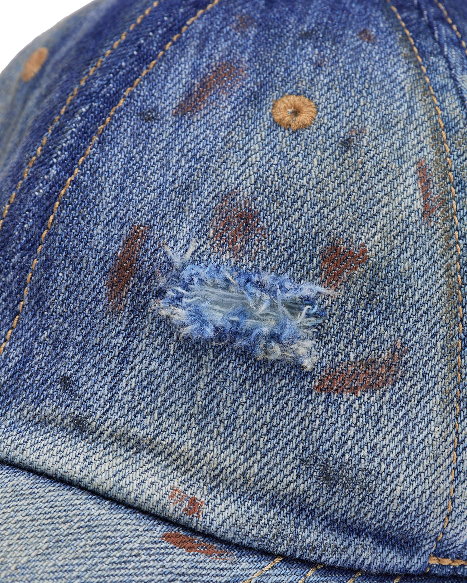 Distressed cap