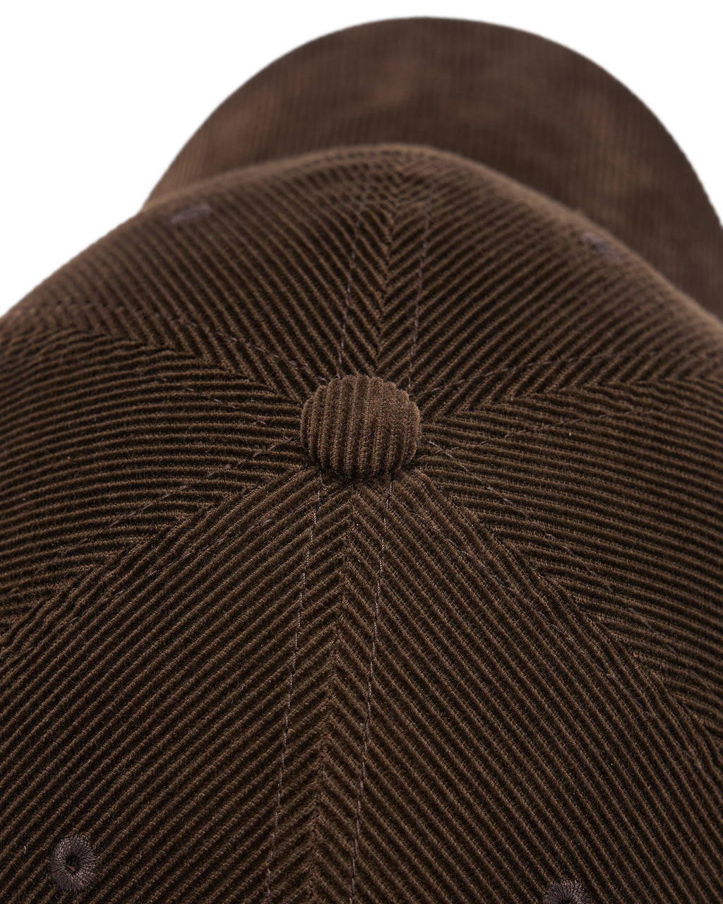Corduroy baseball cap