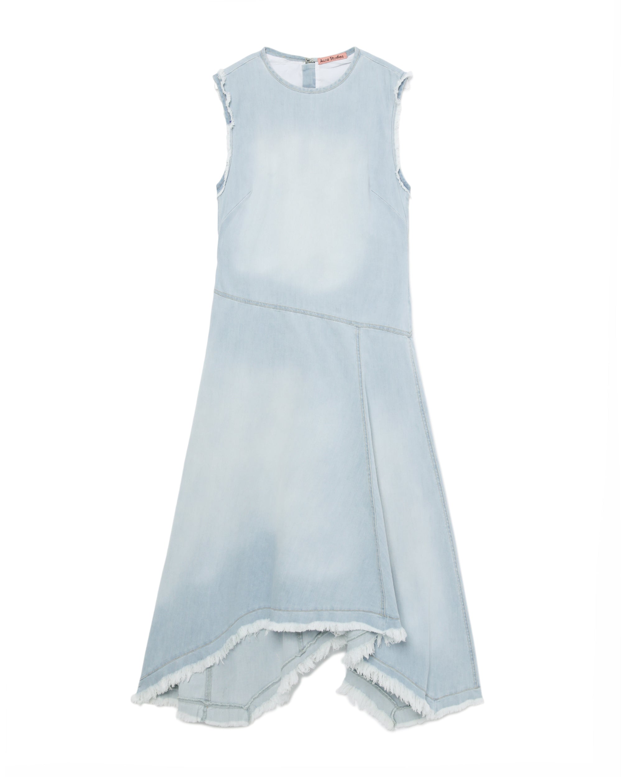 Draped sleeveless dress