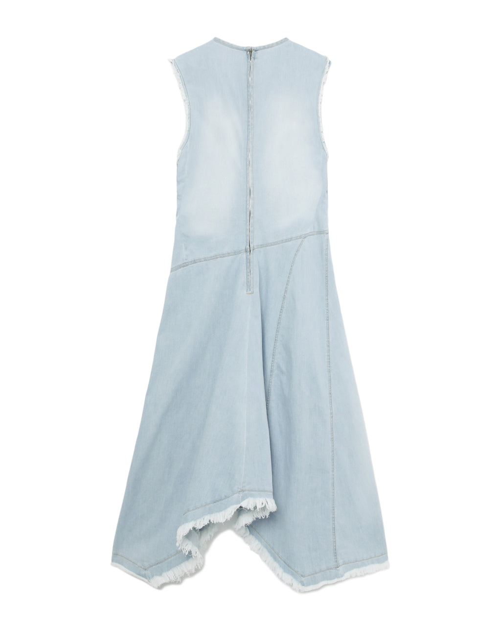 Draped sleeveless dress
