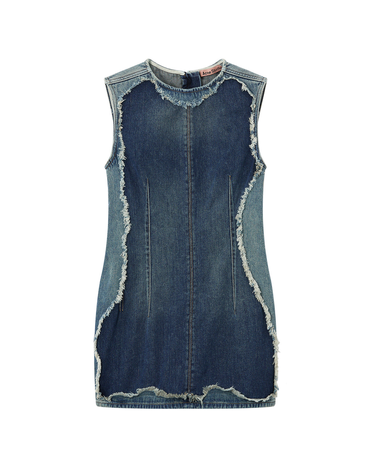 Denim mini dress