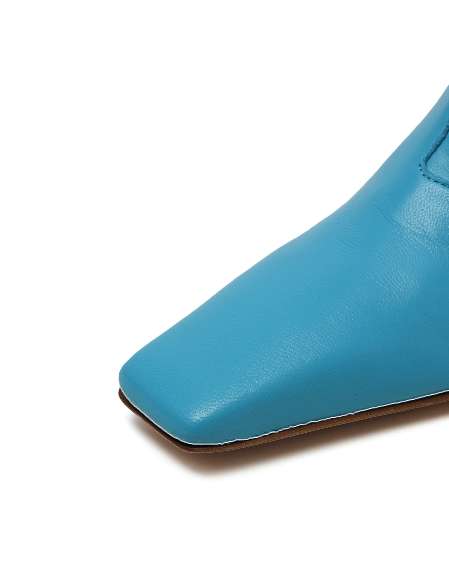 Leather heel boots