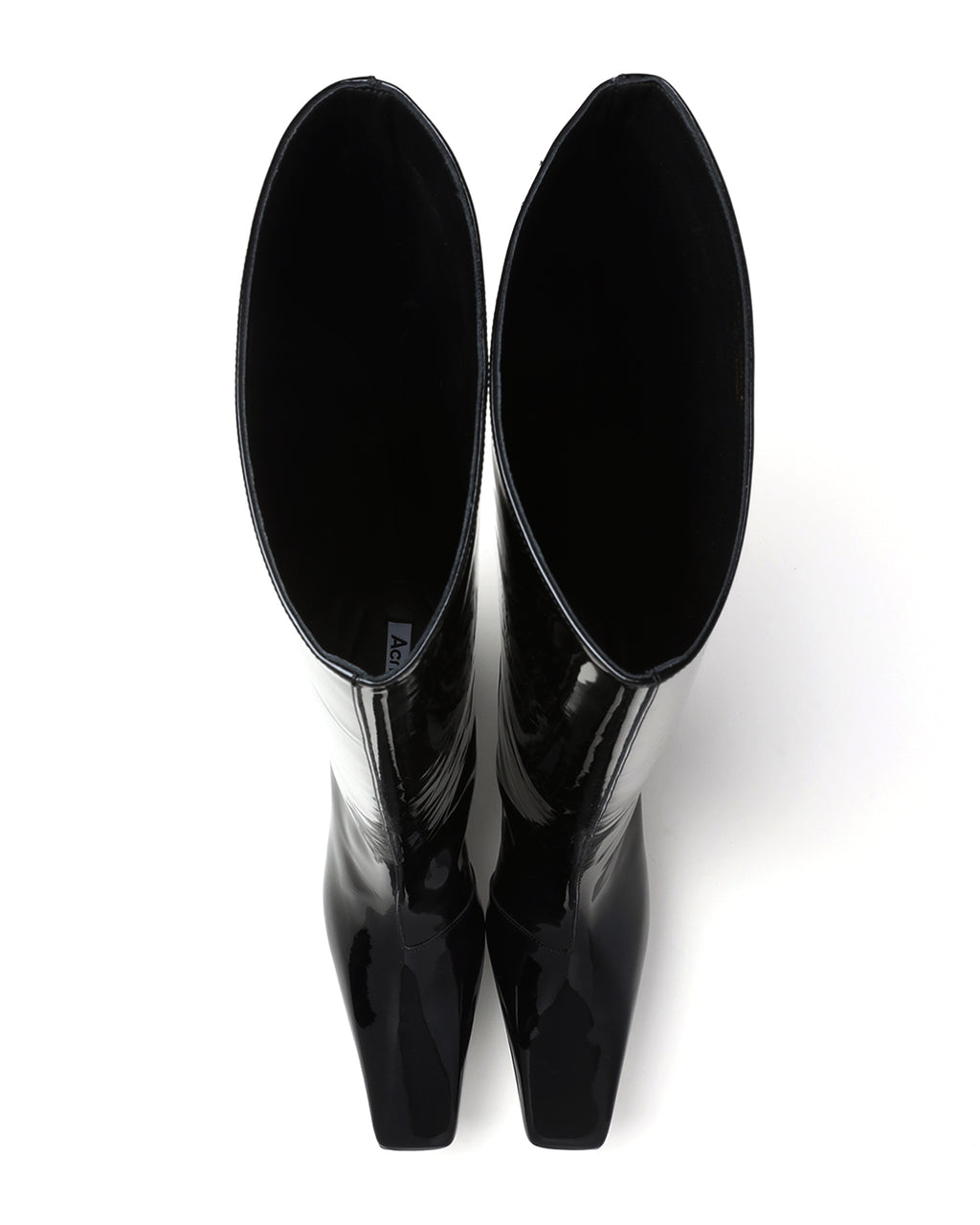 Leather heel boots