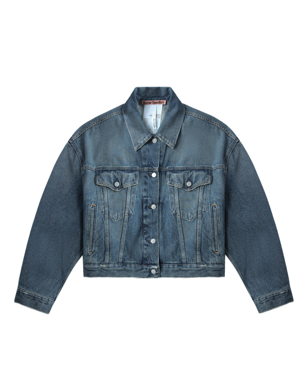 Relaxed cropped fit denim jacket